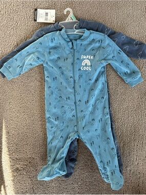 BABY George NWT 2 Footed Pajamas size 3-6m